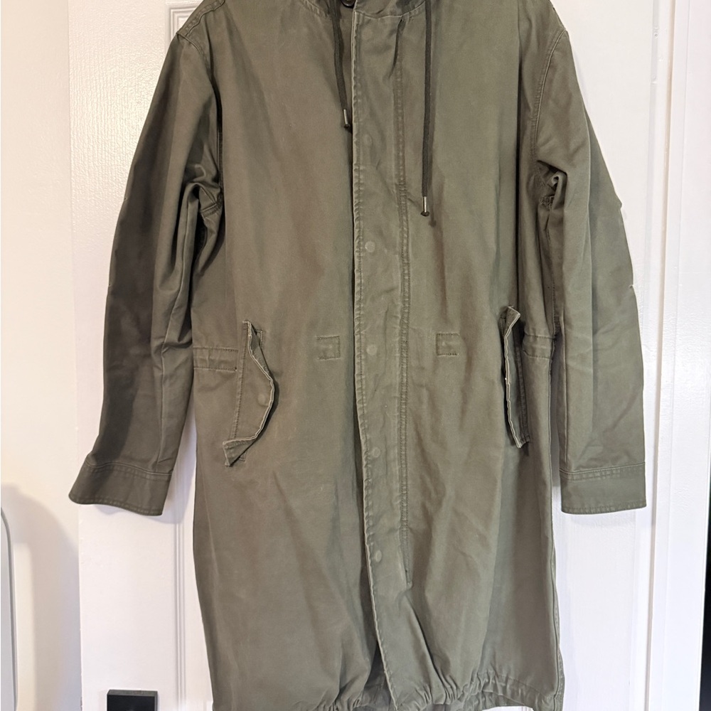 Zara Men's Khaki Military Jacket
